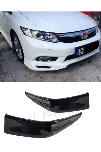 SML Dizayn Honda Civic Fb7 (2012-2016) Ön Flap (PLASTİK) Boyasız Civic Fb7 Sa...