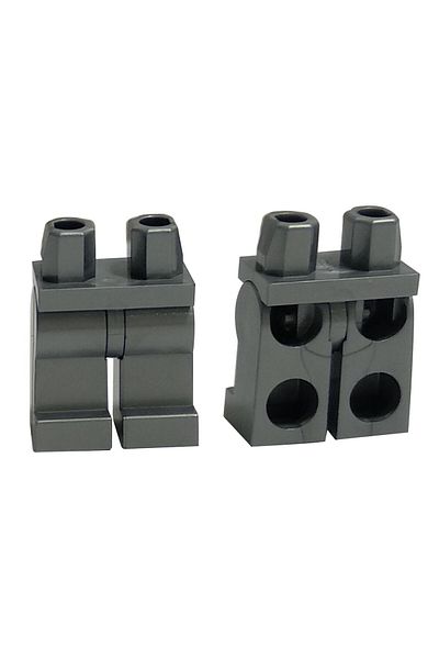 LEGO Dark Gray Mini Figure Leg Pants - Moc Custom, 1 Piece