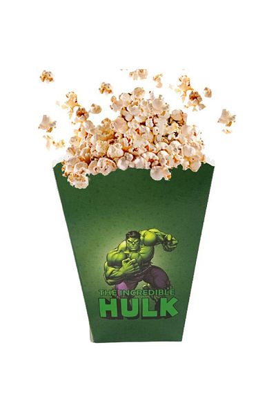 partideyince Green Giant Man Hulk Themed Corn Box