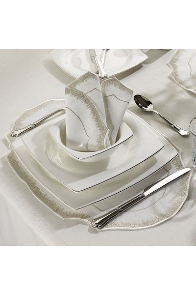 ZEBRA CASA Siena 2-pack American Service Κρέμα/κρέμα