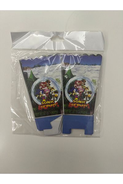 partideyince Sonic Soon Themed Corn Box