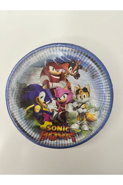 partideyince Sonic Soon Θεματικό Σετ πάρτι για 8 άτομα - Πλήρες