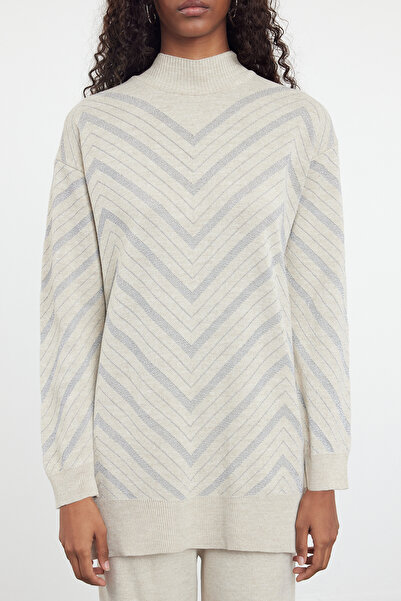 Trendyol Modest Stone Detailed Knitwear Sweater and Trousers Set - TCTAW25US00010