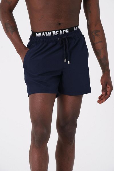 C&City Marineblaue Herren-Boxershorts Sea - Modell 240