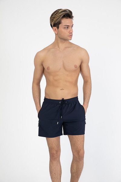 C&City Ανδρικό μαγιό Lycra C12201 Navy Blue