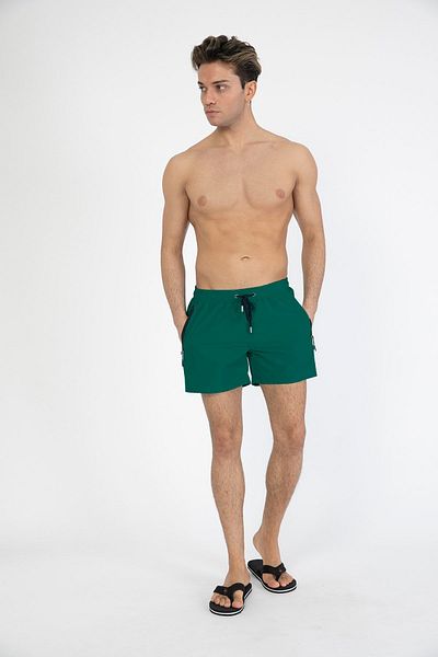 C&City Ανδρικό μαγιό Lycra C12201 Πράσινο
