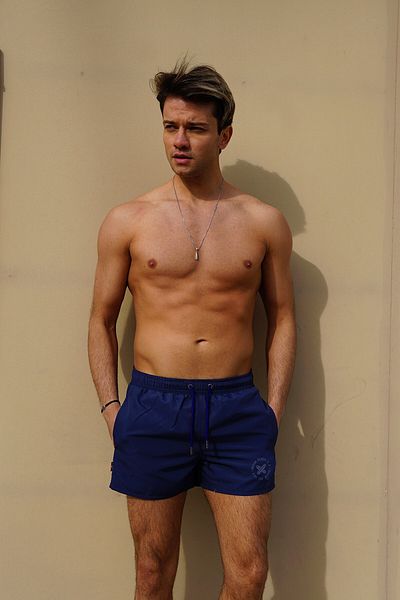 C&City Ανδρικό κοντό μαγιό C12202 Navy Blue