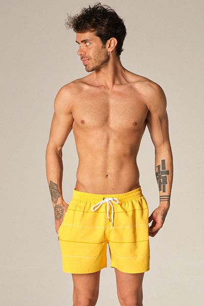 C&City K-204 Herren-Seeshorts Gelb