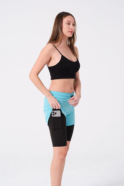 C&City Γυναικείο καλσόν 870 Mint Sea Short