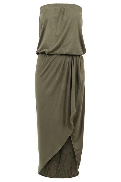 Urban Classics Damen Bandeau-Kleid aus Viskose