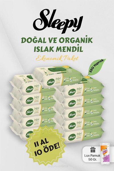 Sleepy Organic Wet Wipes Buy 11 Pay 10 Gift