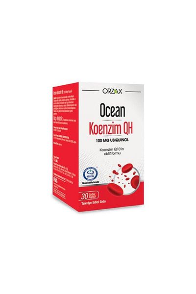 Ocean Coenzyme QH 30 Capsules Ubiquinol - Face and Gel Supplementing Gel +100ML Facial Cleansing Gel Gift