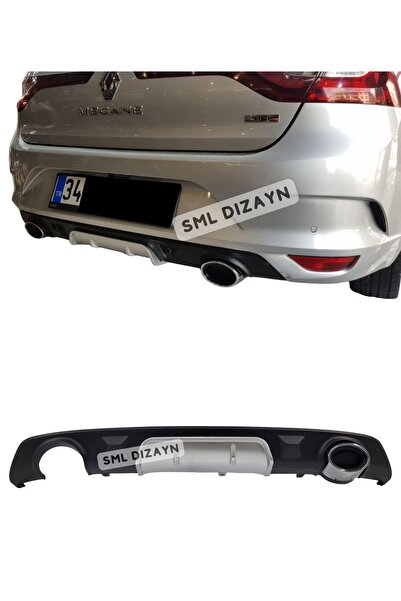 SML Dizayn Renult Megane 4 (2016-2020) Difüzör Ithal Plastik Gri Megane-megan...