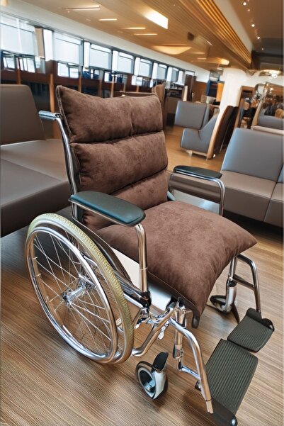 Genel Markalar Kahverengi renk tekerlekli Sandalye minderi 1. Sınıf tekerlekl...