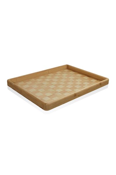 The Mia 40x31 Cm Wicker Tray - Tps0067