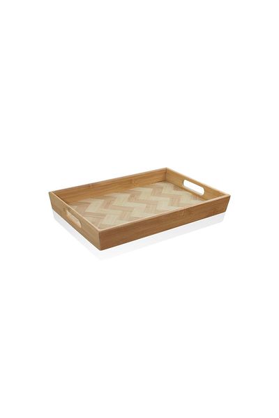 The Mia 33x23 Cm Wicker Tray - Tps0074