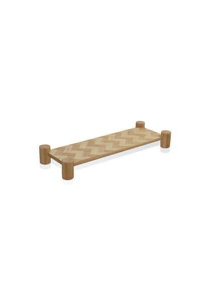 The Mia 33X12 cm Wicker Tray - Tps0069