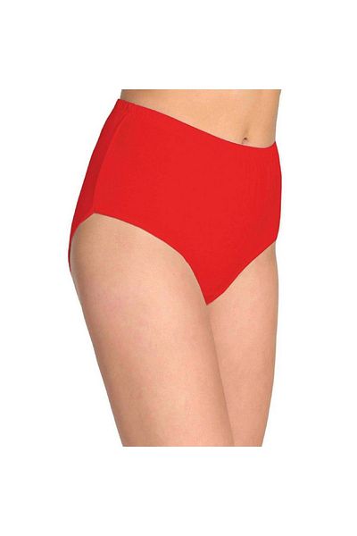 Tutku High Waist Thick Elastic 12-Piece Women's Ribbed Bato Panties Set - 0922