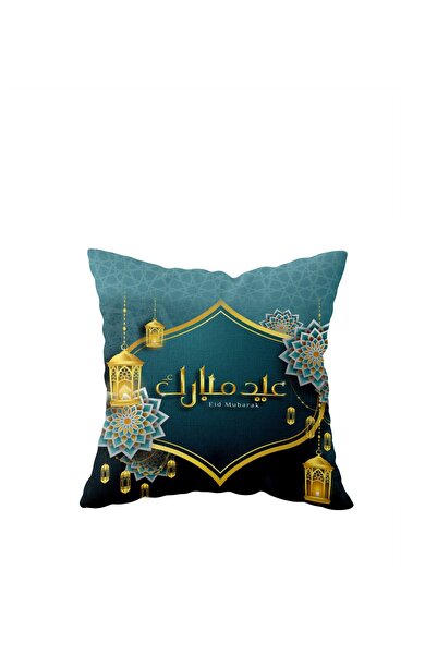 linazaitun Ramadan Eid Mubarak - Double Sided Hidden Zippered Pillowcase Thro...