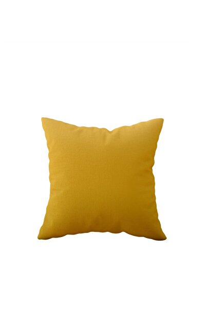 farbala Fetă de pernă cu fermoar ascuns pe o singură față, model galben gri