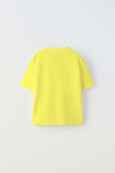 The Champ Clothing Tricou pentru copii Fast Furious Yellow - scris și imprimat cu mașină