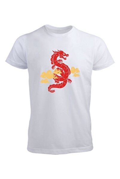 Özcan Tasarım Σχέδιο μπλουζάκι με δράκο
