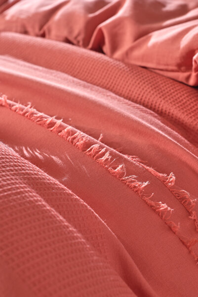 Doqu Home Pomegranate Flower Patterned Double Duvet Cover Set - Carla