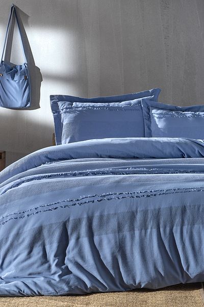 Doqu Home Set cuvertură de pilota dublă Carla Blue