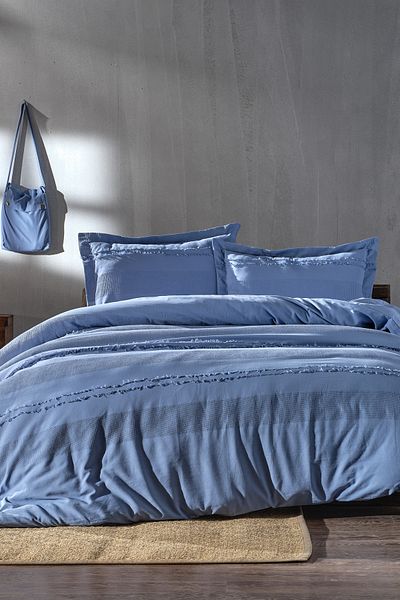 Doqu Home Set cuvertură de pilota dublă Carla Blue