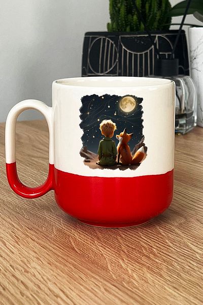 Hedizu كوب Little Prince Pro باللون الأحمر هدية لصديق
