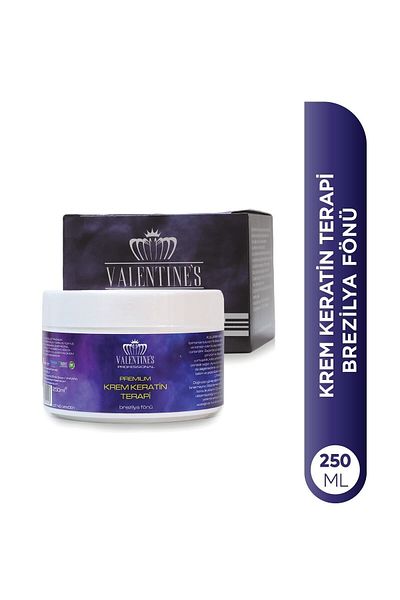 VALENTINES PROFESSIONAL Miraculous Premium Cream Keratin - Brazilian Blow Dry and Month Lasting Care Silky
