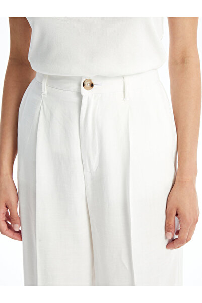 LC Waikiki Bequeme Leinen-Mischhose für Damen