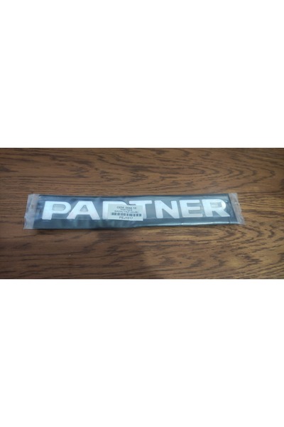 OEM PEUGEOT PARTNER BAGAJ YAZISI PARTNER ARKA BAGAJ YAZISI 2002 - 2008 PARTNE...