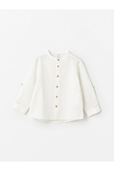 LC Waikiki Long Sleeve Basic Baby Boy Shirt