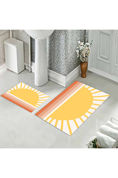 Evmila Set de covorașe de baie moale și durabile, imprimat cu model - Se poat...