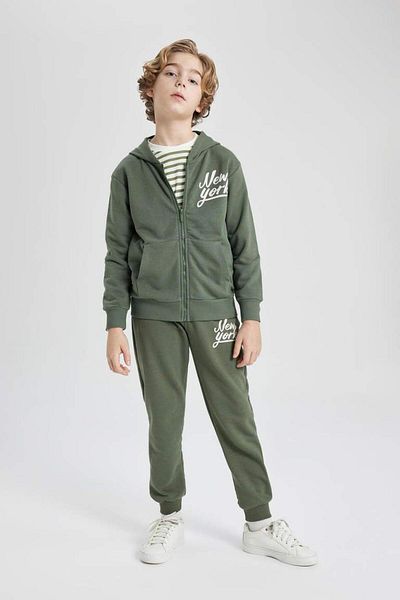 DeFacto B6447A8 Ss Boy's Hooded Cardigan