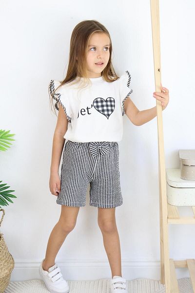 MiaBaby Set de costum dublu cu imprimeu Jet Love