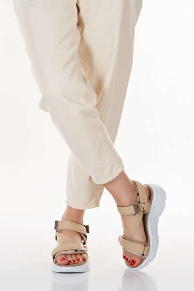 simplicity Beige Women's Sports Sandals - Daily Use