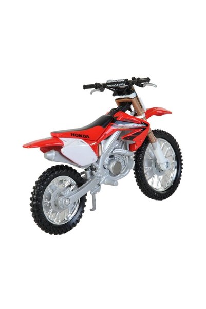 Burago دراجة نارية هوندا CRF 450R بمقياس 1/18 من بوراجو دييكاست نموذج معدني لعبة دراجة نارية
