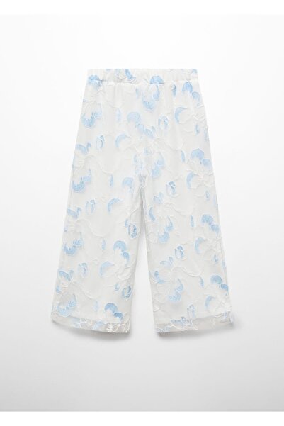 MANGO Kids İşlemeli tül pantolon