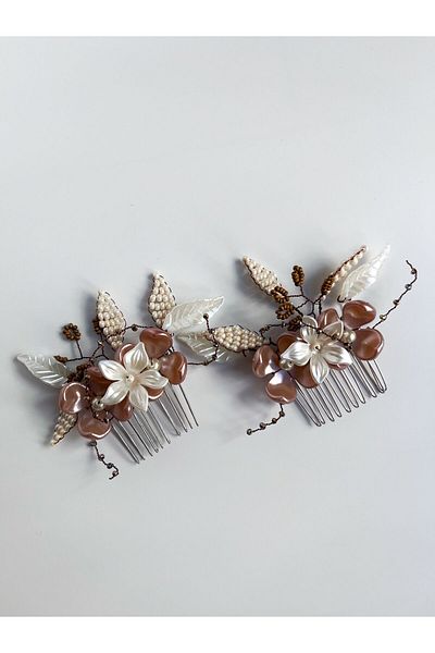 Miltonia Bridal Buckle - Engagement Henna Wedding Crown