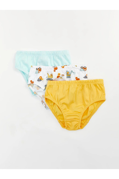 LC Waikiki LCW baby Beli Lastikli Erkek Bebek Külot 3'lü