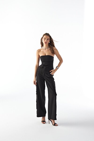 NOK İSTANBUL Forever Icon Straplez Yelek Siyah