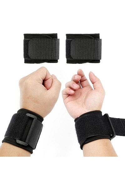 ARWEX 2Pcs Fitness Elastic Wrist Bandage - Sports and Crossfit Body Supported