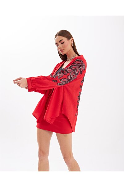 NOK İSTANBUL Cute Mini Skirt Kırmızı