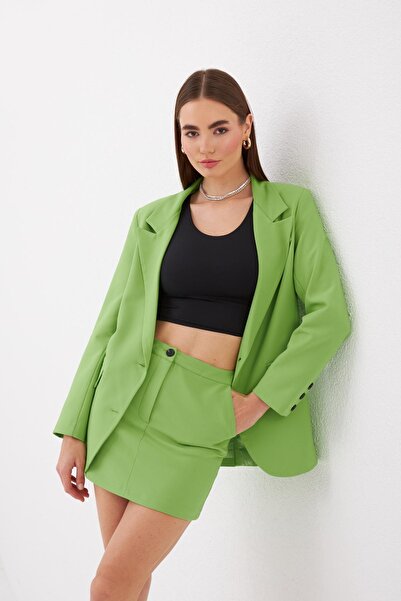 NOK İSTANBUL Cute Mini Skirt Yeşil