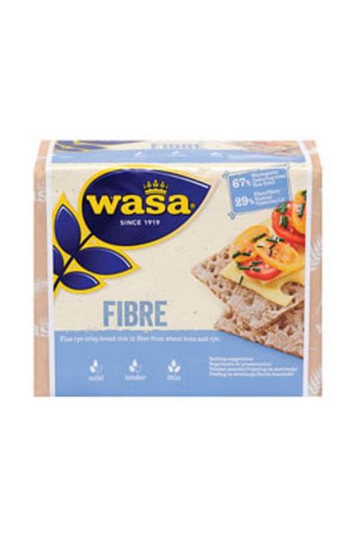 Wasa Fiber Fiber Crisp Bread - 230 Gr x 3 Pieces