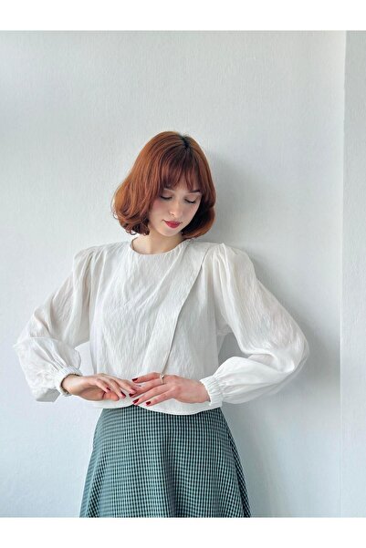 Retrobird Alisa Covered Retro Shirt Women's White