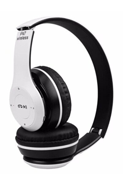 AGUILAS P47 Katlanabilir Bluetooth Kablosuz Kulaklık - Beyaz