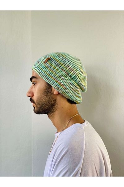 Retrobird Унисекс шапка Raglan Beanie за жени, цвят мента